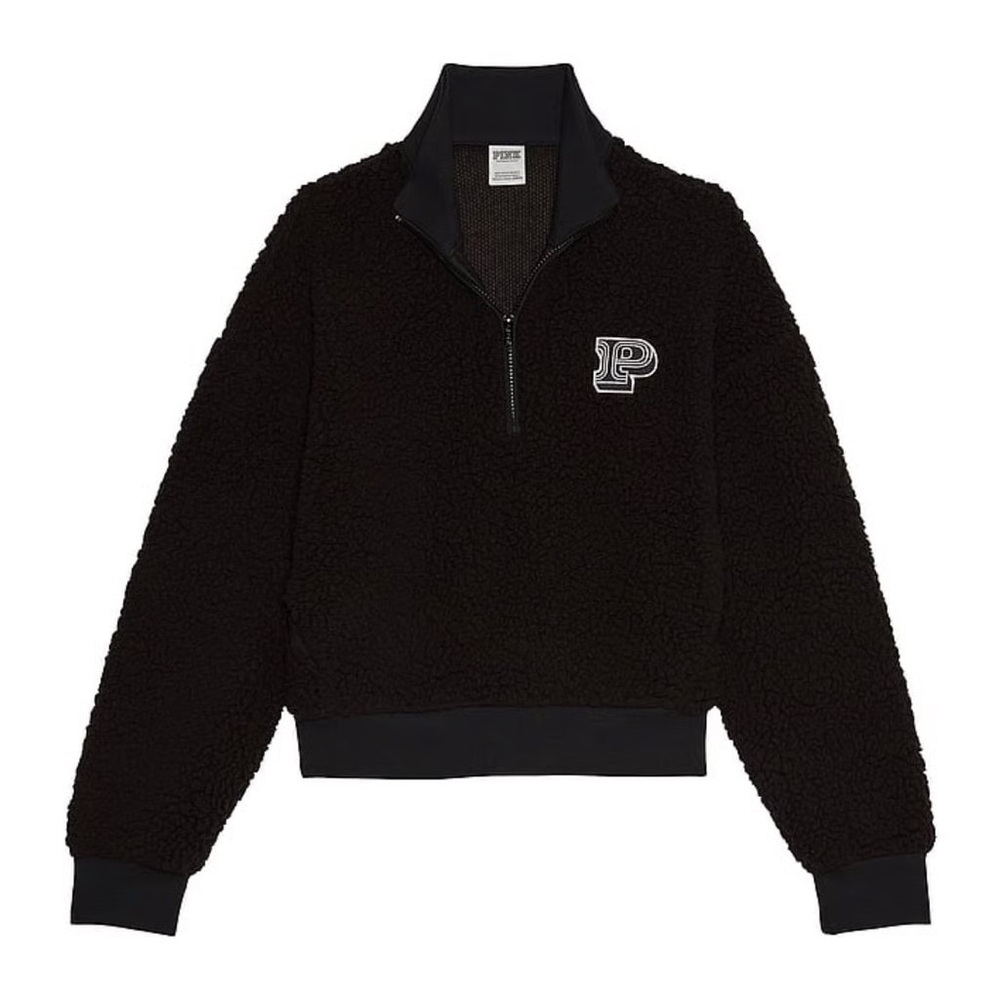 Cozy 1/2 Zip Fleece Pullover VS PINK